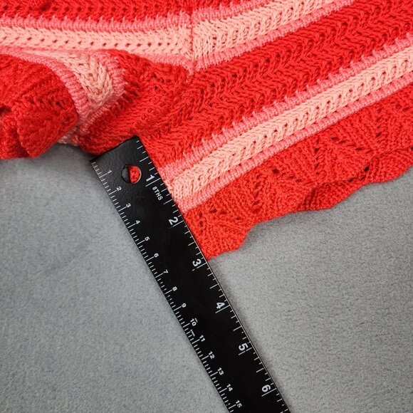 Madden NYC Crochet Shorts Women's Size Medium 7-9 Poppy Red Beach NWT - Picture 9 of 10